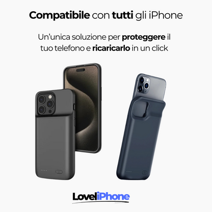 Cover + Powerbank: Ricarica in un click!